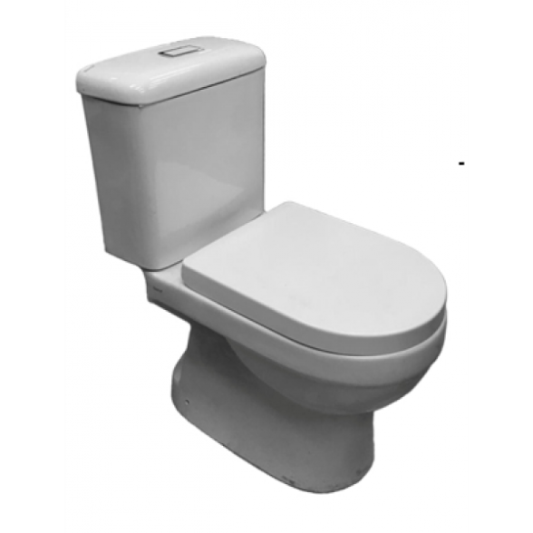 Baron V800 2-piece White Toilet Bowl